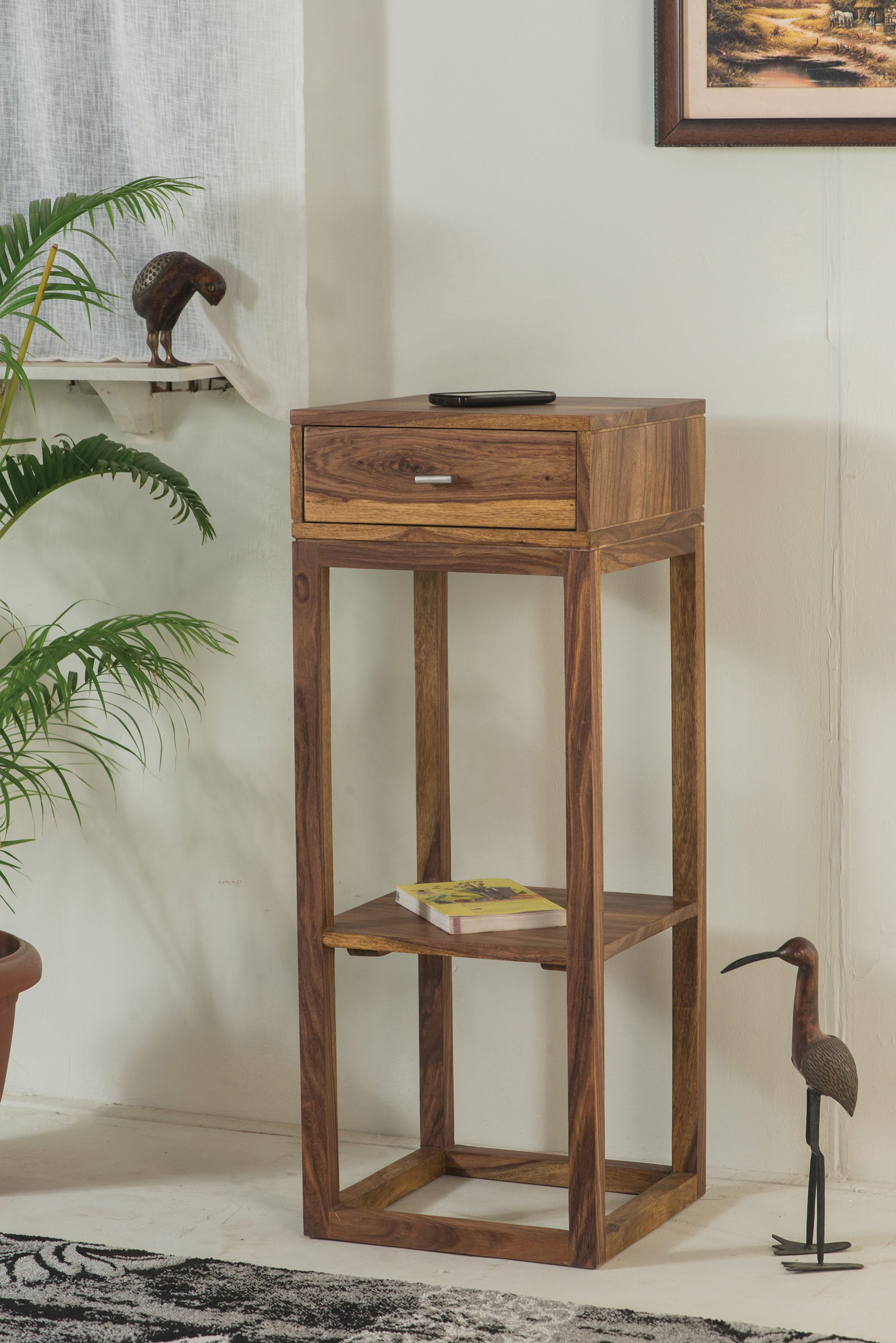 Pedestal Side Table