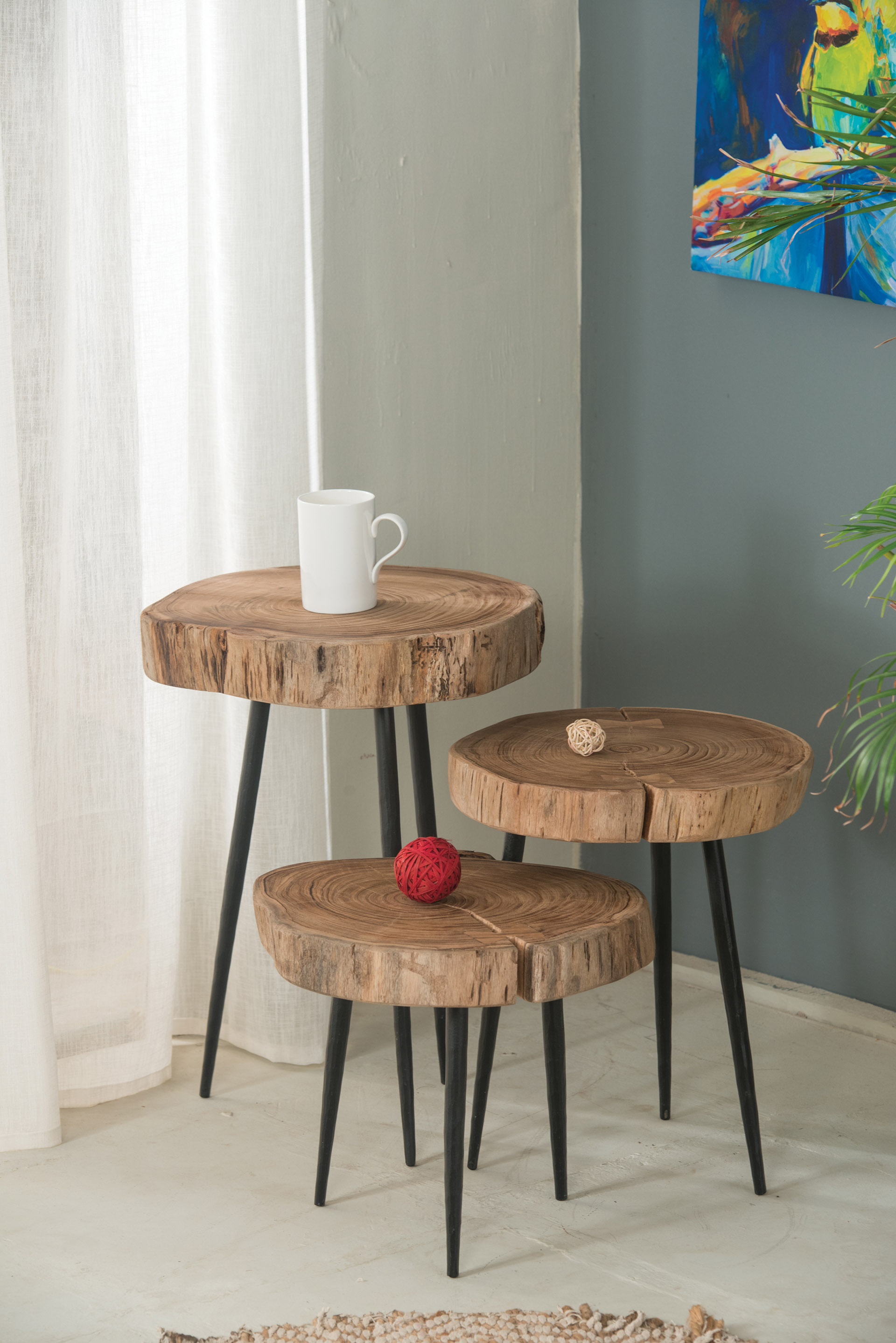 Accent Stool Trio
