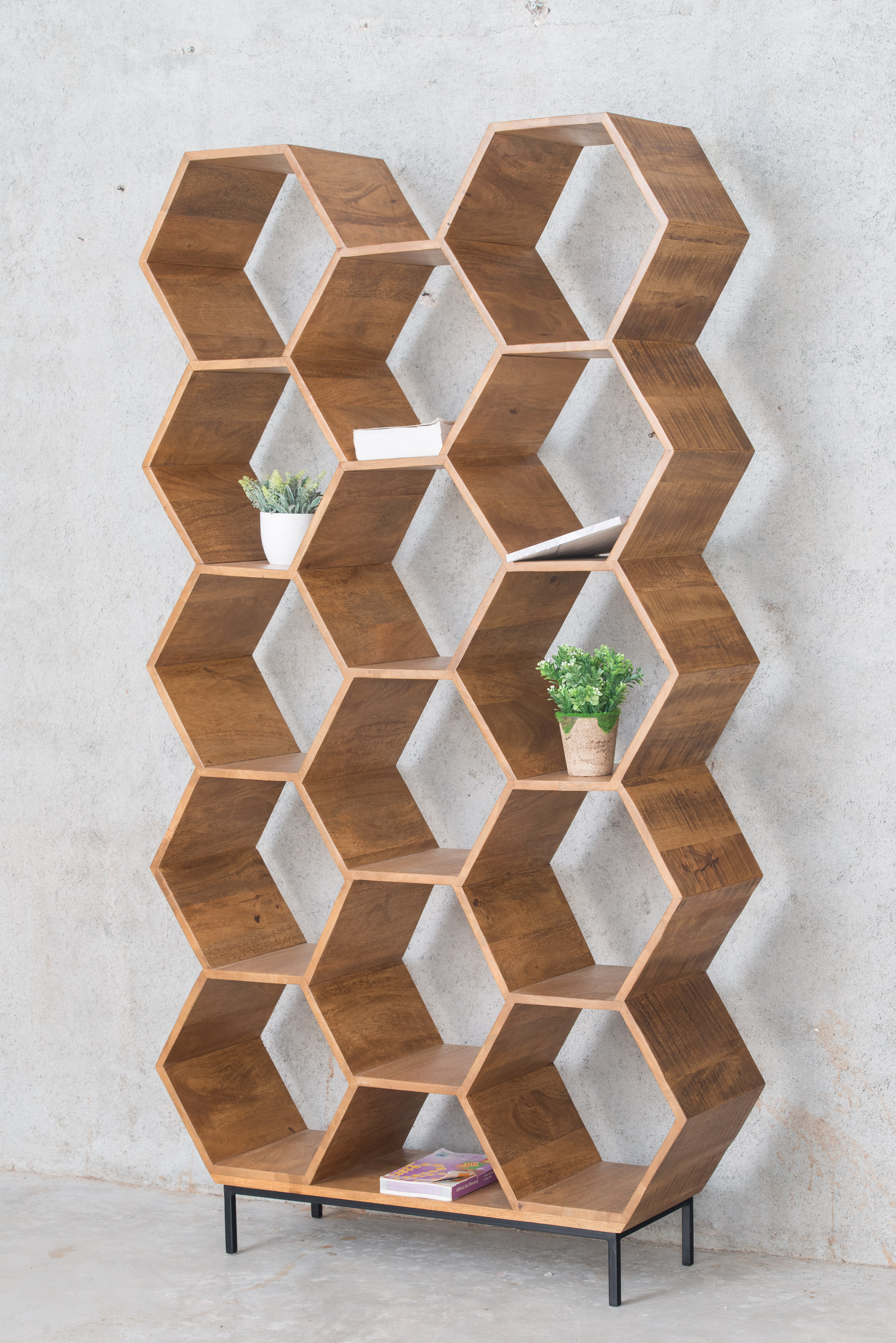 Honeycomb Hexagon Bookshelf