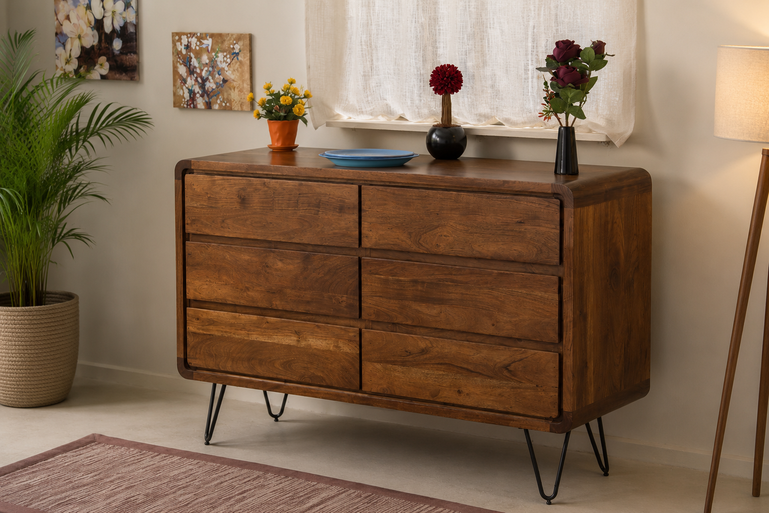 6 Drawer Sideboard