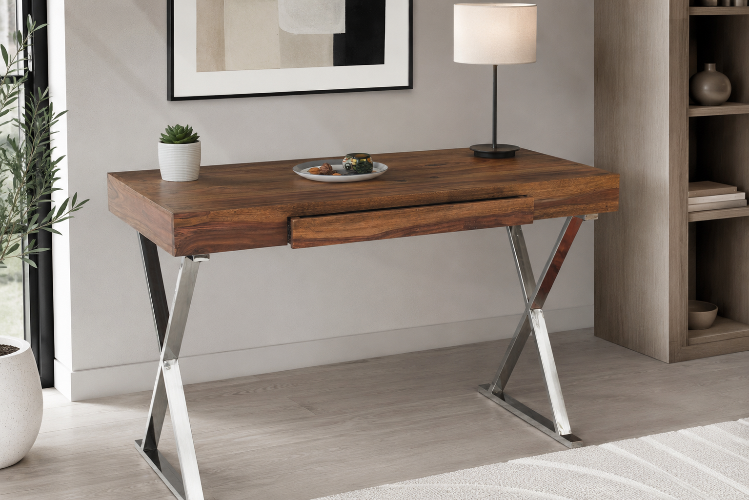 Desk With One Drawer 