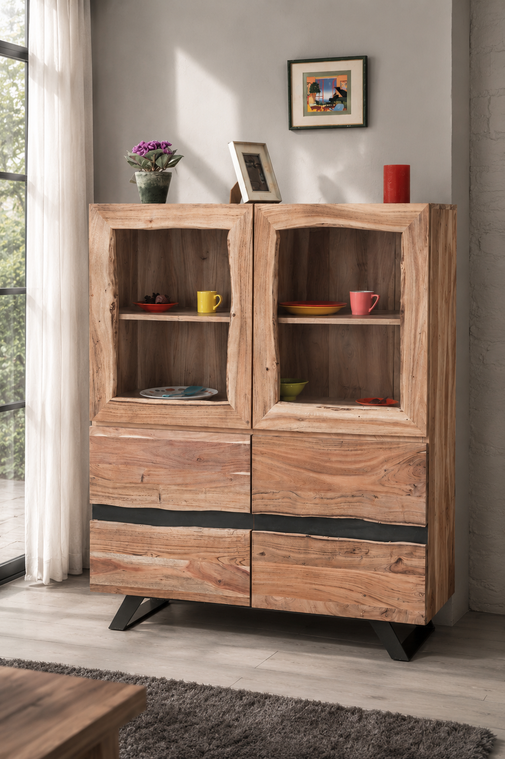 Glass Door Cabinet 