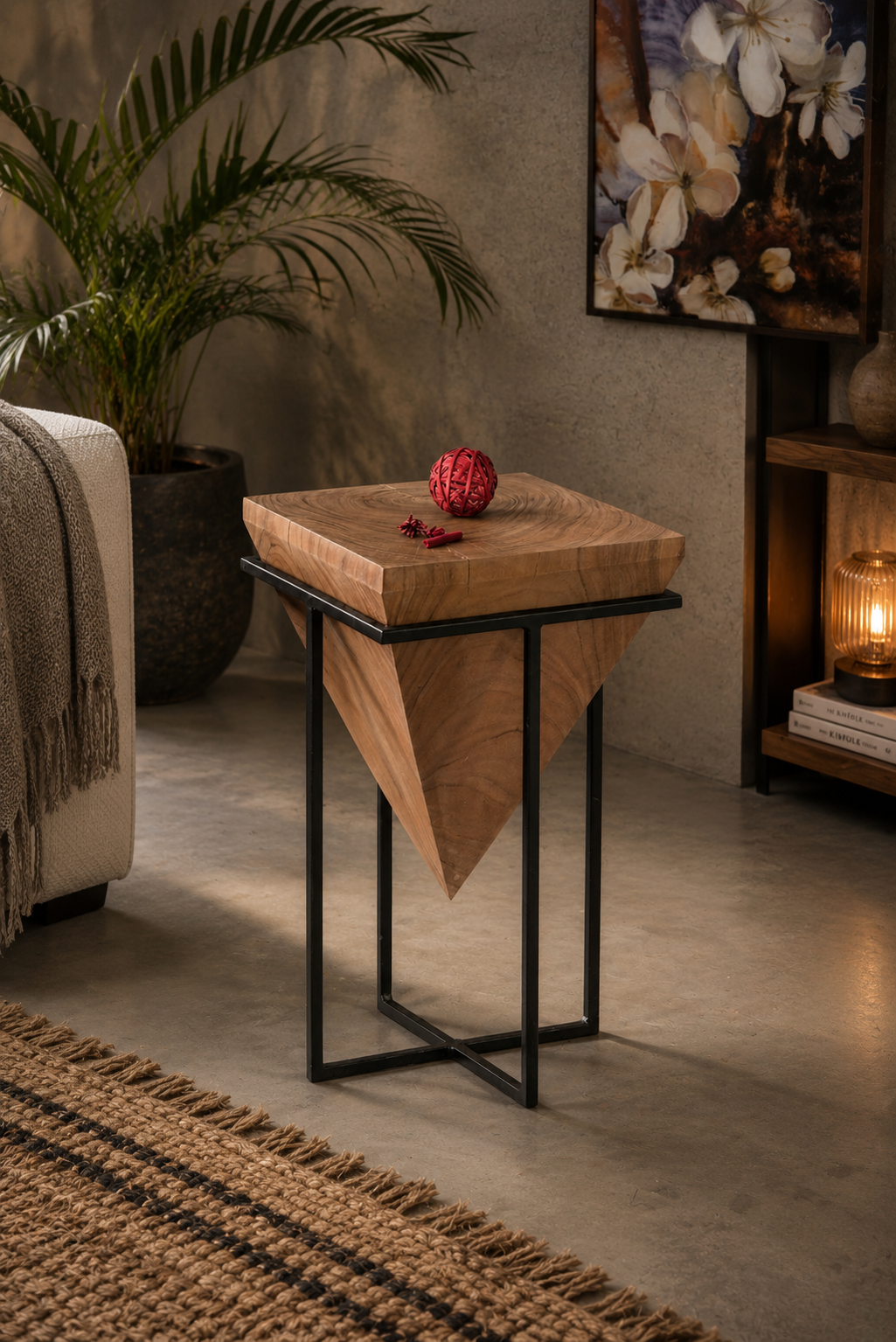 Solid Diamond Stool