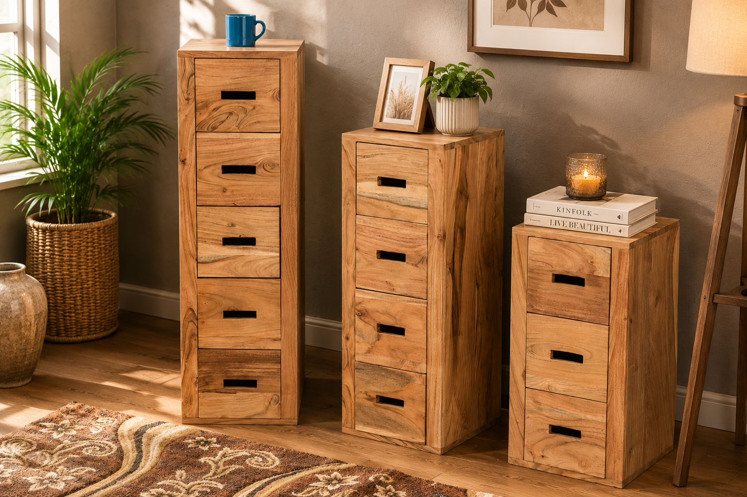 5 ,4 3 Drawer CD Rack