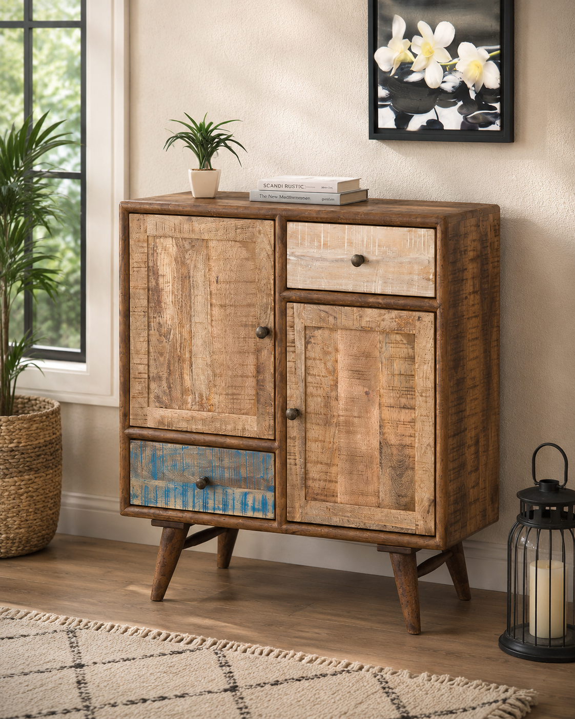 2 Door & 2 Drawer Hall Cabinet