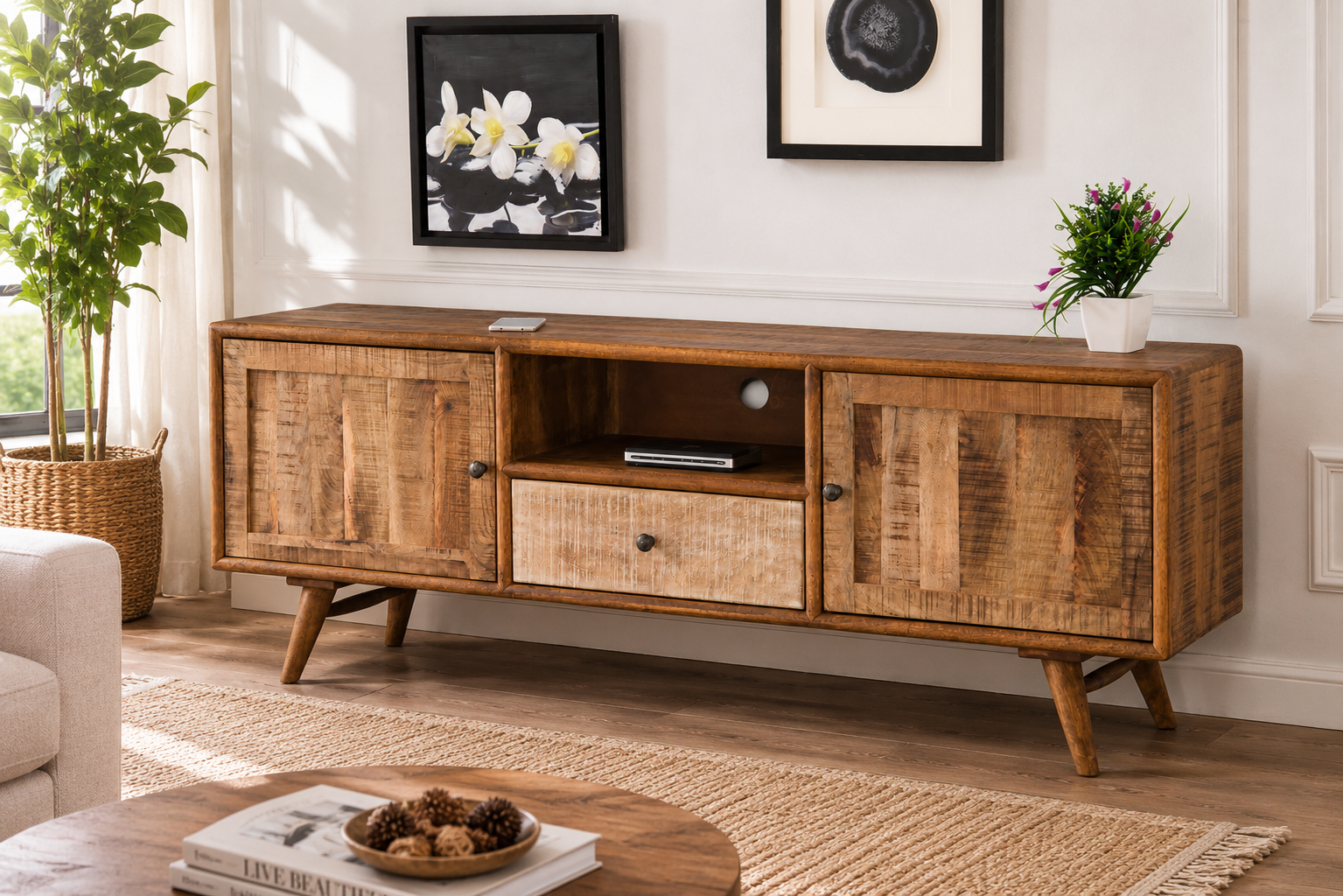 2 Door & 1 Drawer Plasma Unit