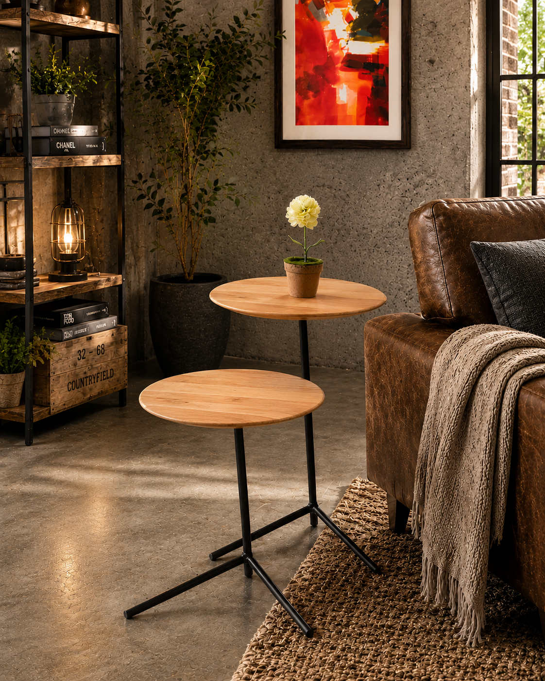 Round Telephone Table