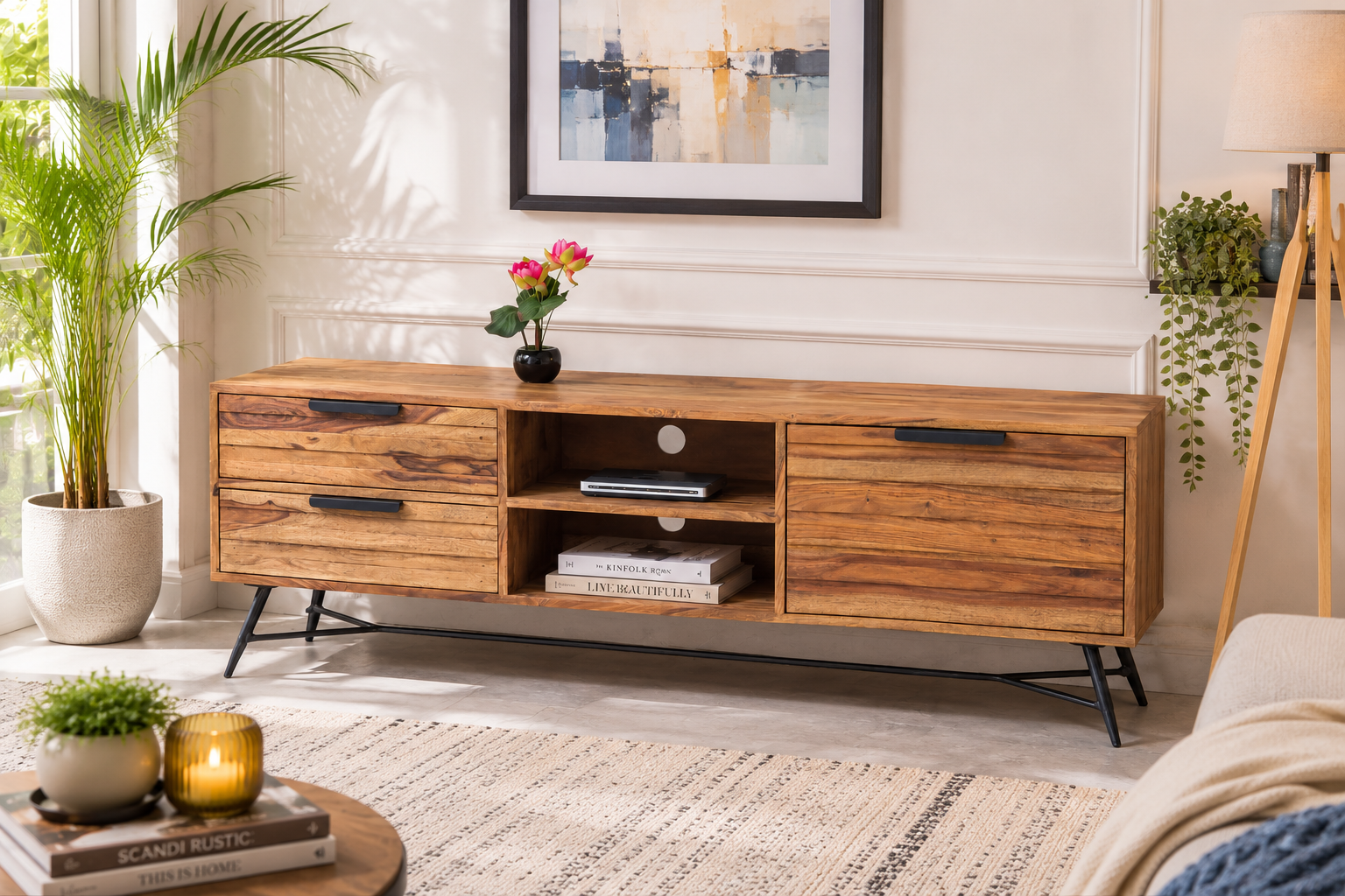 Nishan 1 Door & 2 Drawer TV Stand