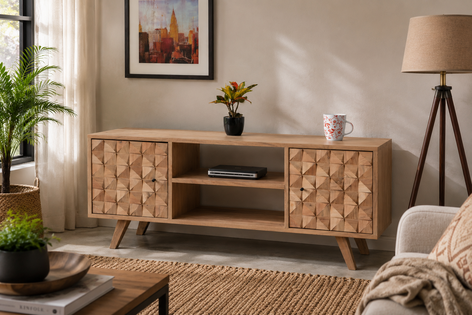 2 Door 1 Shelf Plasma