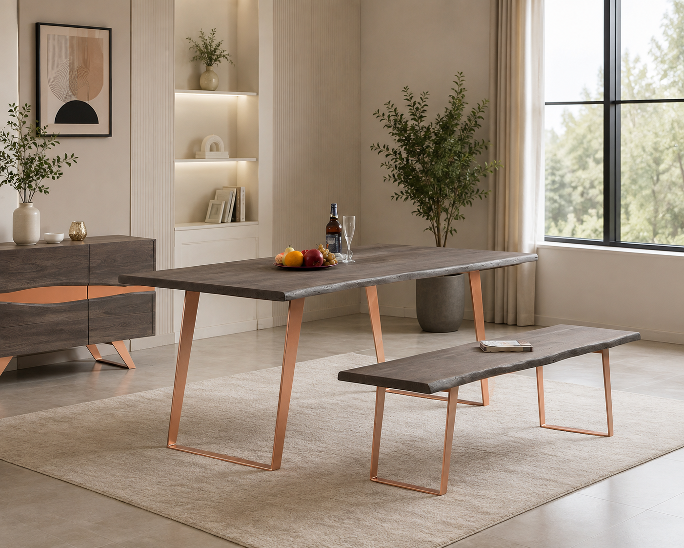 Dining Table & Bench