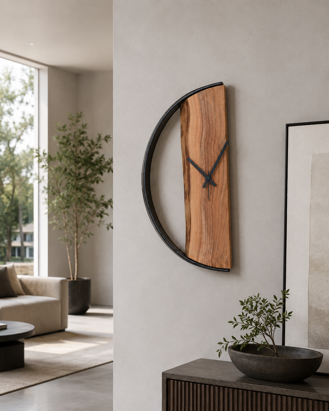 Moon Wall Clock