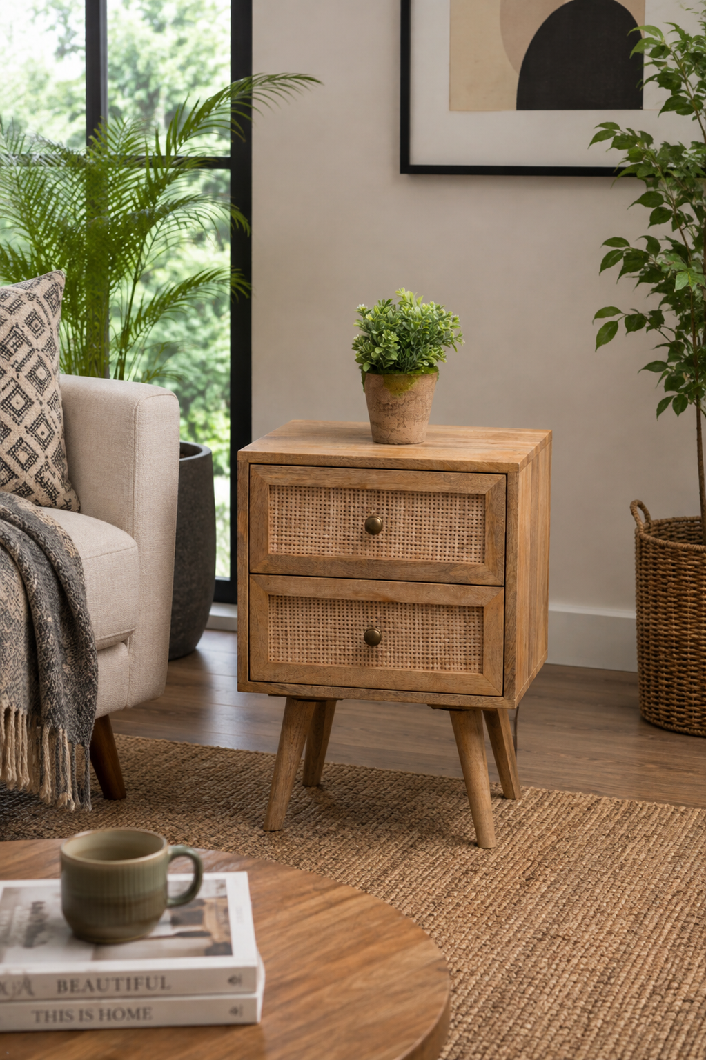 2 Drawer Bedside