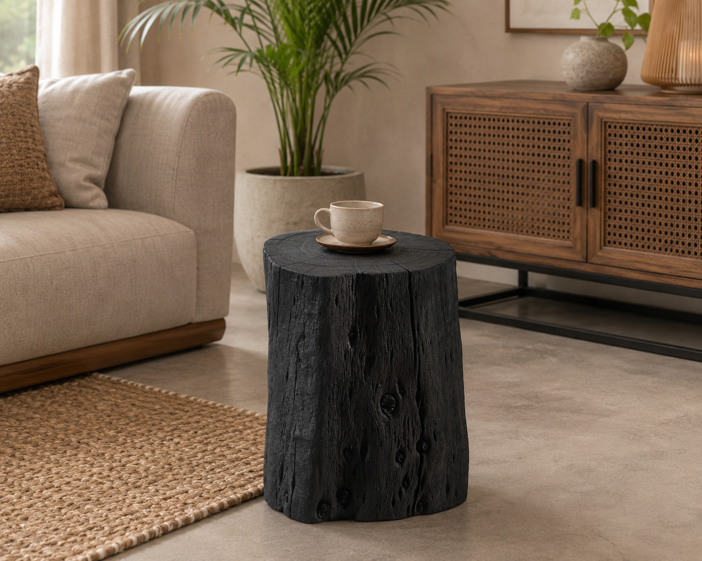 Solid Log Stool /Mudda 
